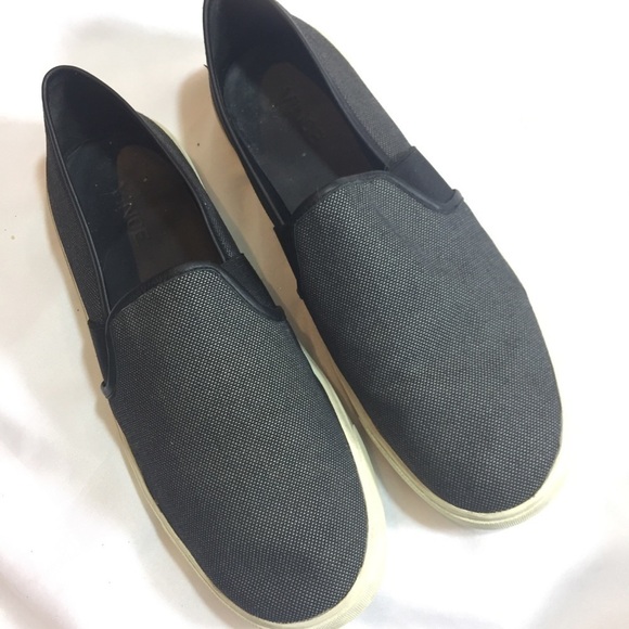 Vince Herringbone Slip On Shoes Sz 8.5 - Picture 1 of 7
